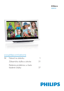 Návod Philips S231C4AFD LCD monitor