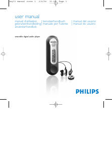 Bruksanvisning Philips KEY013 Mp3 spelare