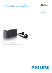 Instrukcja Philips SA018302KN GoGear Odtwarzacz Mp3