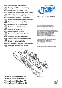 Manuale Twinny Load Standard PA Portabiciclette