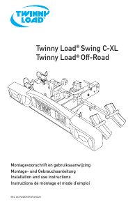 Bruksanvisning Twinny Load Swing C-XL Cykelhållare