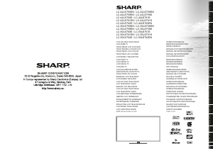 Manual Sharp LC-42LE758K Televizor LCD