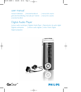 Bedienungsanleitung Philips SA179 GoGear Mp3 player
