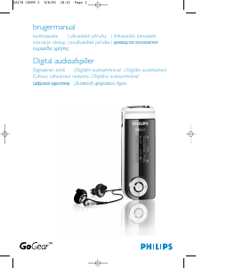 Instrukcja Philips SA179 GoGear Odtwarzacz Mp3