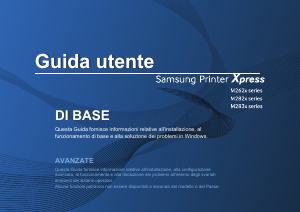 Manuale Samsung SL-M2835DW Xpress Stampante