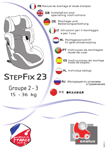 Manual de uso Renolux StepFix 23 Asiento para bebé
