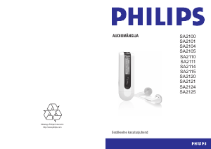 Kasutusjuhend Philips SA2120 Mp3-mängija