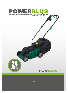 Manual Powerplus POW63701 Lawn Mower