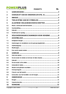 Handleiding Powerplus POW63771 Grasmaaier