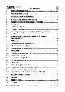 Handleiding Powerplus POWXG6180 Grasmaaier