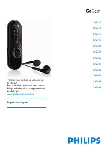 Brugsanvisning Philips SA2640 GoGear Mp3 afspiller
