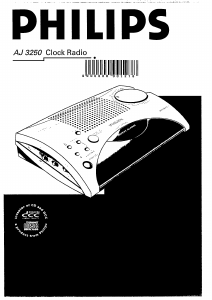 Bruksanvisning Philips AJ3250 Klockradio
