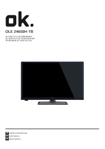 Bedienungsanleitung OK OLE 24650H-TB LED fernseher