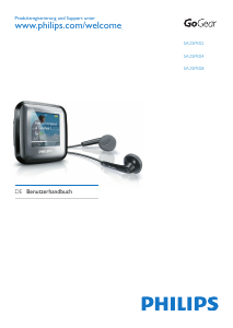 Bedienungsanleitung Philips SA2SPK02S GoGear Mp3 player