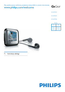 Instrukcja Philips SA2SPK02SN GoGear Odtwarzacz Mp3