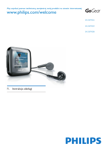 Instrukcja Philips SA2SPK04S GoGear Odtwarzacz Mp3