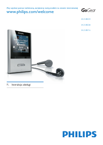 Instrukcja Philips SA2VBE08KA GoGear Odtwarzacz Mp3