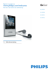 Handleiding Philips SA2VBE08S GoGear Mp3 speler