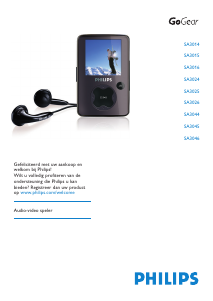Handleiding Philips SA3045 GoGear Mp3 speler