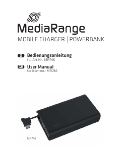 Handleiding MediaRange MR746 Mobiele oplader