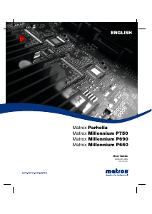 Manual Matrox P690 Plus LP PCI Graphics Card