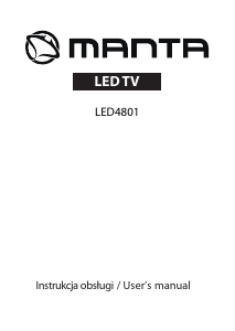 Bruksanvisning Manta LED4801 LED TV