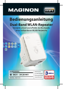 Bedienungsanleitung Maginon WLR-510 Range extender
