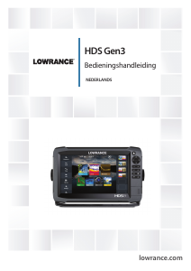 Handleiding Lowrance HDS Gen3 Fishfinder