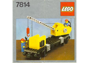 Manual Lego set 7814 Trains Crane wagon