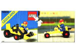 Manual de uso Lego set 6603 Town Cargador frontal