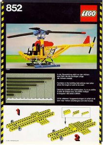 Bruksanvisning Lego set 852 Technic Helikopter