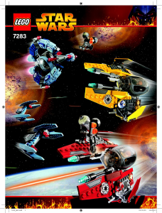 Manual Lego set 7283 Star Wars Ultimate space battle