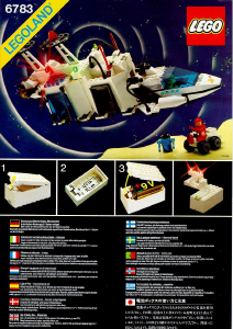Manual Lego set 6783 Space Sonar transmitting cruiser
