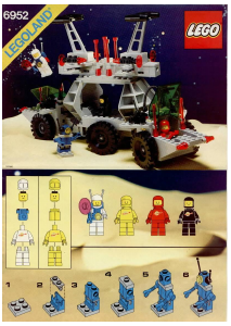 Bruksanvisning Lego set 6952 Space Sol-transporter