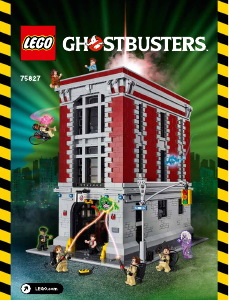 Руководство ЛЕГО set 75827 Ghostbusters Штаб-квартира в пожарном депо