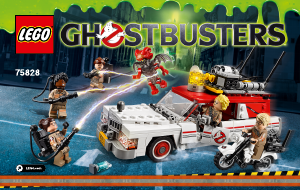 Manual Lego set 75828 Ghostbusters Ecto-1 + 2