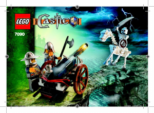 Bruksanvisning Lego set 7090 Castle Crossbow attack