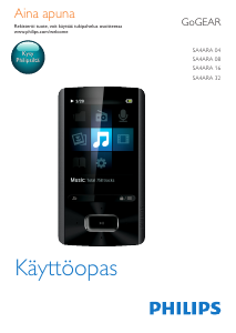 Käyttöohje Philips SA4ARA04KF GoGear MP3-soitin