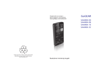 Vadovas Philips SA4ARA08KF GoGear MP3 leistuvas
