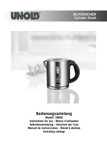 Manual Unold 18606 Blitzkocher Cylinder Small Kettle