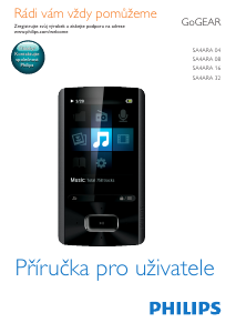 Manuál Philips SA4ARA16KF GoGear Přehrávač MP3