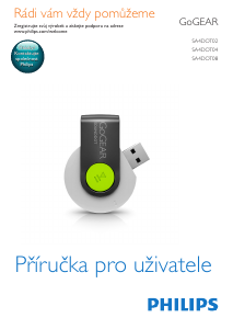 Manuál Philips SA4DOT02PN GoGear Přehrávač MP3