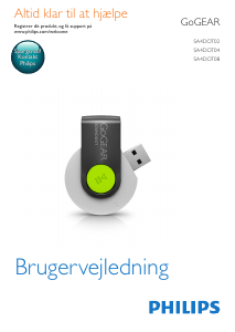 Brugsanvisning Philips SA4DOT02PN GoGear Mp3 afspiller