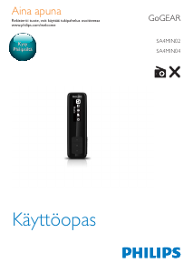 Käyttöohje Philips SA4MIN04KN GoGear MP3-soitin
