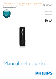 Manual de uso Philips SA4MIN04RF Reproductor de Mp3