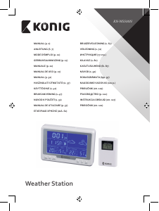 Manuale König KN-WS500N Stazione meteorologica