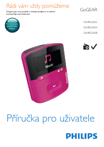 Manuál Philips SA4RGA02KF GoGear Přehrávač MP3