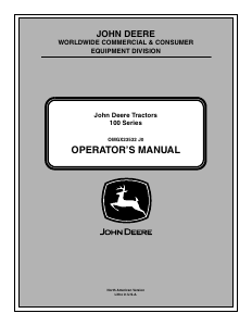 Handleiding John Deere D160 Grasmaaier