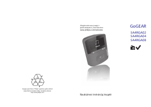 Vadovas Philips SA4RGA04RF GoGear MP3 leistuvas
