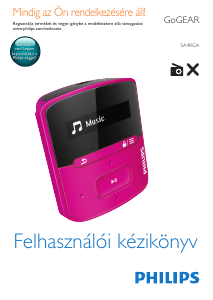 Használati útmutató Philips SA4RGA04VN GoGear MP3-lejátszó